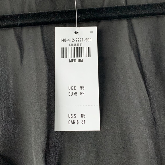 Abercrombie & Fitch Long sleeve button through v neck top - size m - Picture 2 of 4